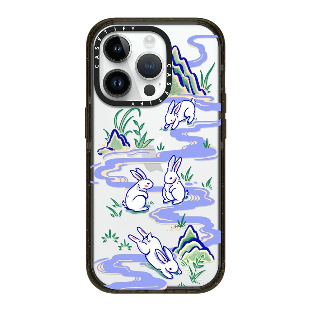 27629711x2_iphone-14-pro__color_white_16004725.png.1000x1000-w.m80.jpg Water Rabbit by Georgina Leung - Image 1