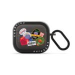 Devil Fruits Label Sticker Earbuds Case