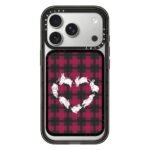 Bunnies Love Plaid Snappy Cardholder Stand