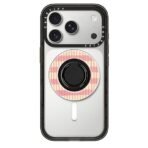 Pink Summer Stripes Snappy Ring Holder