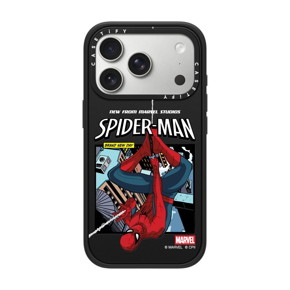 38319733x2_iphone-17-pro__color_silver_16009387.png.1000x1000-w.m80.jpg Spider-Man Poster Case - Image 1