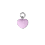 Charm Keychain - Puffy Heart