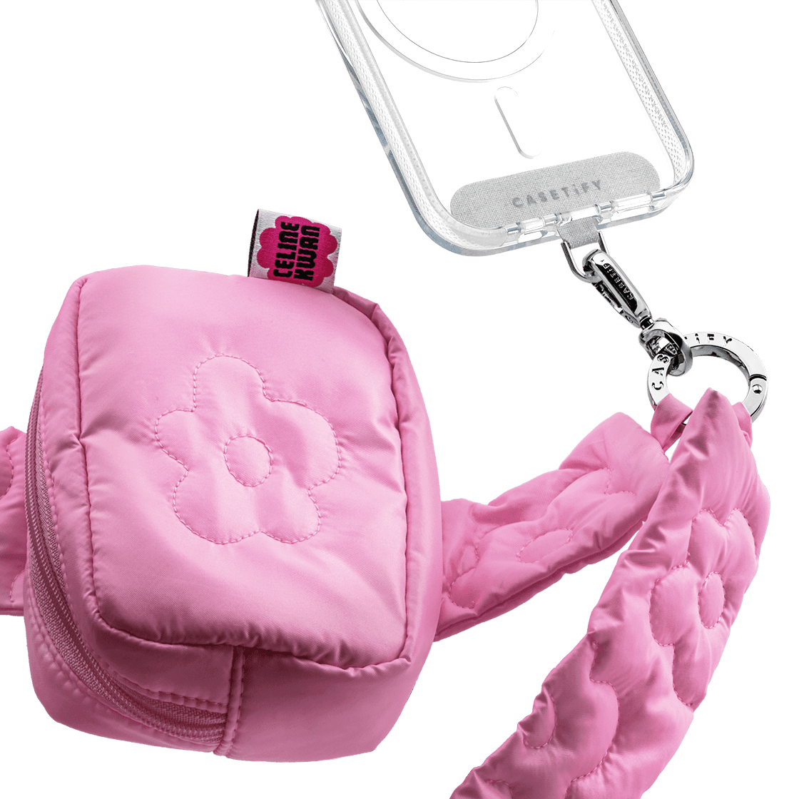 dcd71190b0f35c94a8e2faee83aa57f9.png CELINE KWAN Puffy Strap With Mini Pouch - Image 1